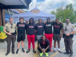 Each year, the OPD organizes the COPS ON TOP fundraiser at the local Kroger to help raise money and awareness for Lee County Special Olympics. Our Opelika varsity football players love serving and helping them raise money each year. #OwnIt #Go_Dawgs