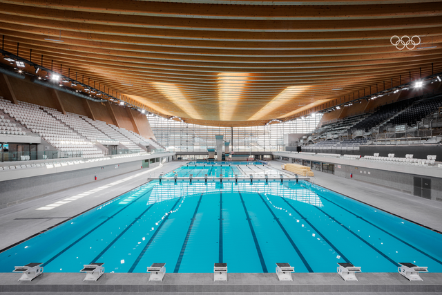 2024 파리 올림픽 수영 경기장이 공개되었습니다! 여러분이 가장 기대하는 선수는?🏊 #올림픽