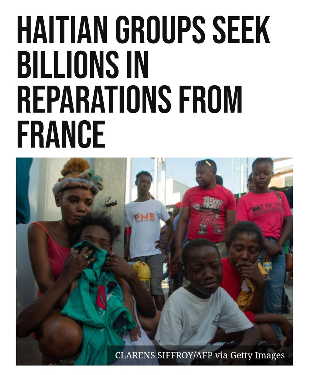 Could $150 billion in slavery reparations finally turn things around in Haiti?