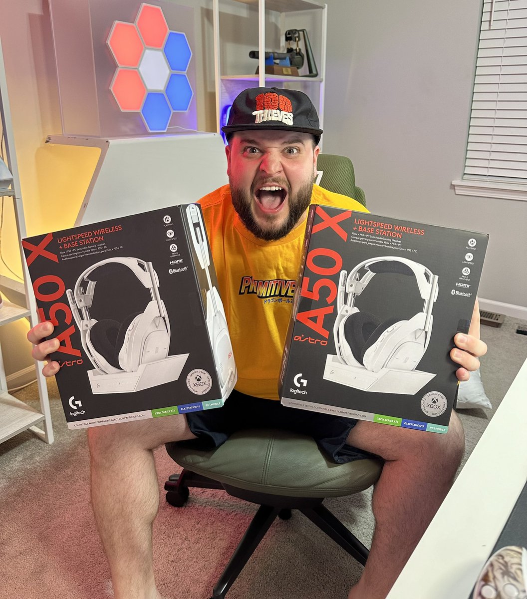 Tonight’s MY birthday stream, but YOU’RE getting the gifts! 🎉🥳 Giving away a pair of ASTRO A50 X headphones for every 3 wins we get tonight! ➡️ twitch.tv/LEGIQN @LogitechG #LogitechPartner