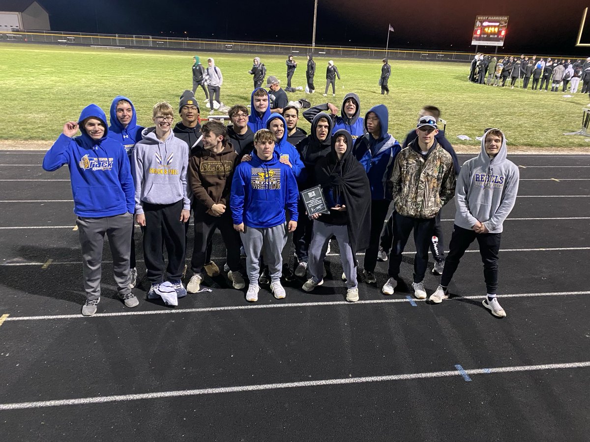 Your 2024 West Harrison team champions, The Westwood Rebels!