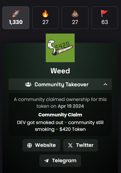 Dexscreener Community Takeover - COMPLETE