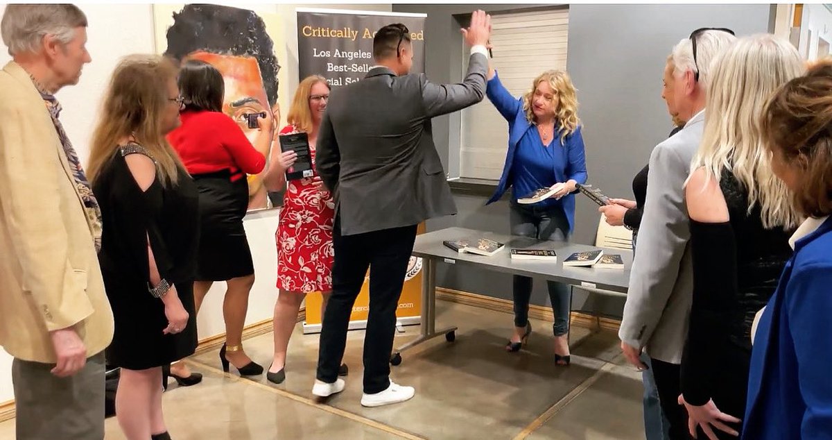 'In the midst of inspiration and leadership—celebrating the success of 'The Abundant Soul' at my book signing event. High fives to personal growth and empowering transformations that begin with a single page. #Leadership #AbundanceMindset #BookSigningEvent #TheAbundantSoul