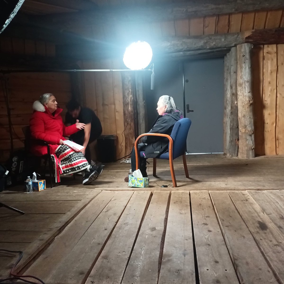 DLajimodiere's tweet image. Interviewing a Yupik elder and boarding school survivor. #Anchorage #NABS #LetTheHealingBegin