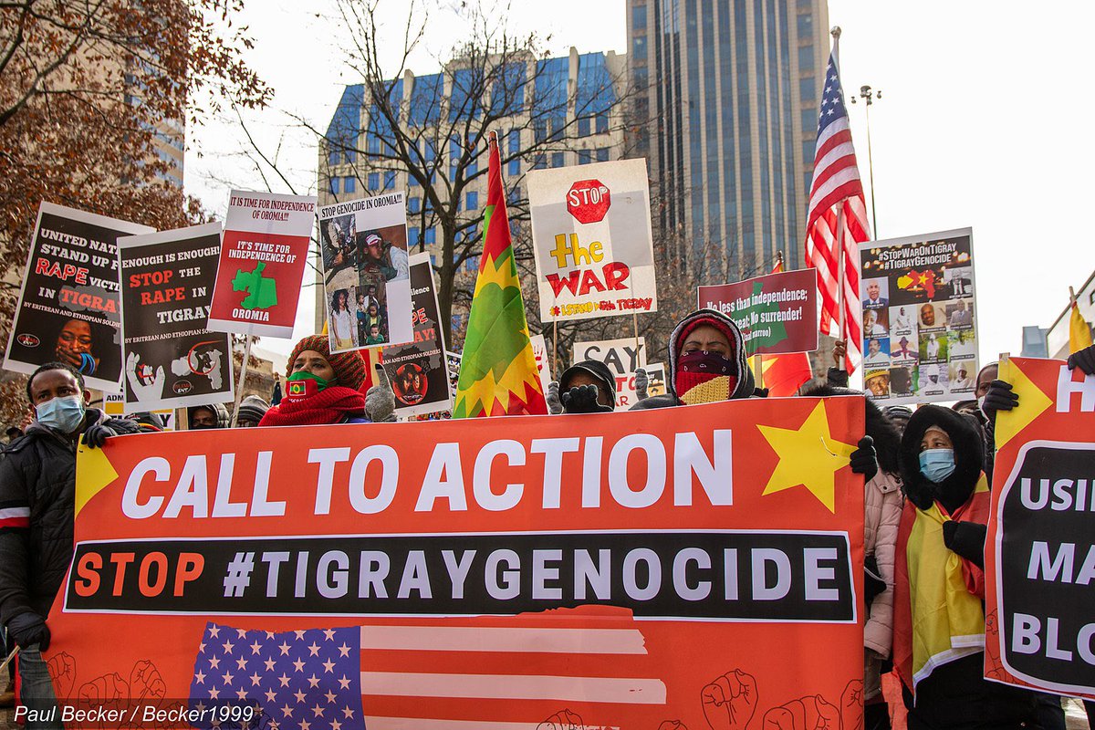 P.S. Tigrayans & allies (many of them college students) have been protesting for 3+ years to bring an end to the #TigrayGenocide. Those using Tigray to downplay Gaza didn’t notice or care because it didn’t serve their agenda. You expect us to believe they care about Tigray now?