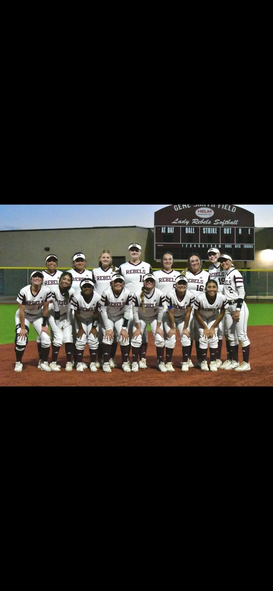 RebSoftball's tweet photo. Your Lady Rebels finish their district run with a win over OHS! Next stop, playoffs 🙌🏻😎 https://t.co/Gt7uvZbczf