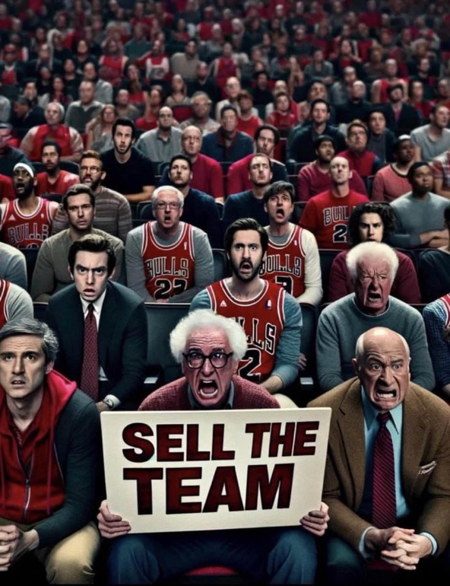 We want change. Sell the #Bulls, Reinsdorf.