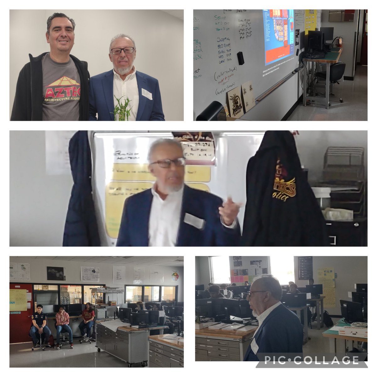 Aztec Architecture Academy welcomes Mr. Fred Perez. He shared his experiences and knowledge to our aspiring architects. @EDAztecs_HS @nmatsu_EDHS @nsallis_EDHS @NOjeda_EDHS @VDeAvila_SEC @GThomas_SEC #OneEmpire