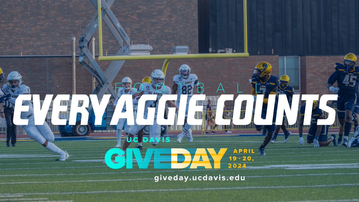 We are halfway to unlocking a $10,000 reward for GiveDay! Join your fellow Aggies in helping us reach this goal!!! Every dollar counts toward student-athletes 🤠! Link: giveday.ucdavis.edu/giving-day/856… #UCDavisGiveDay #EveryAggieCounts #GoAgs