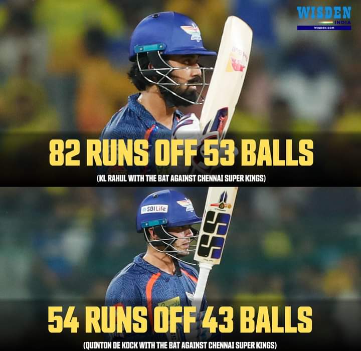 KL Rahul 🤝 Quinton de Kock 🏏

 An excellent night for LSG openers💪🔥 

 #KLRahul #QuintondeKock #LSGvsCSK #IPL2024