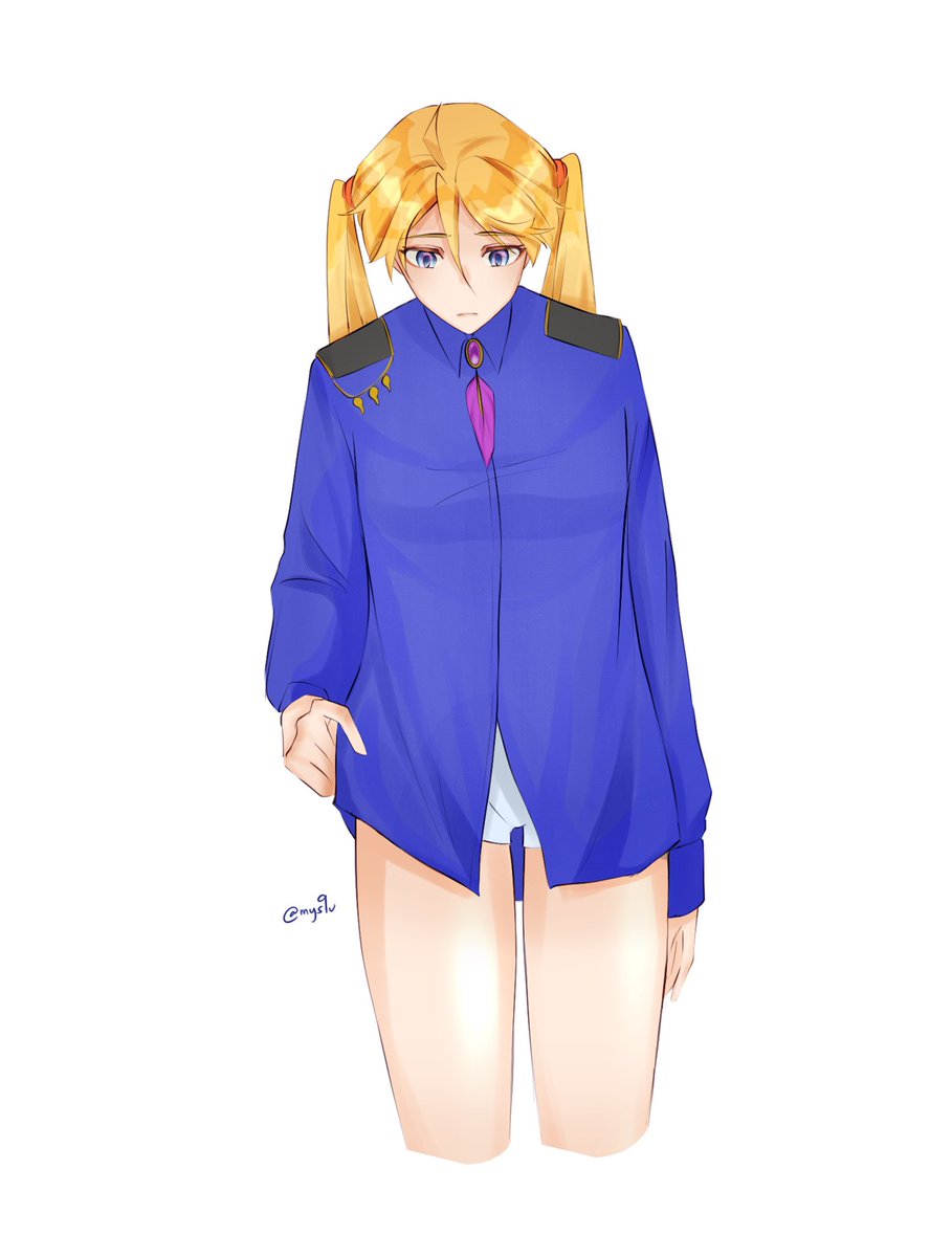 yuki in zali's clothes ;DD #YuDrawWilson