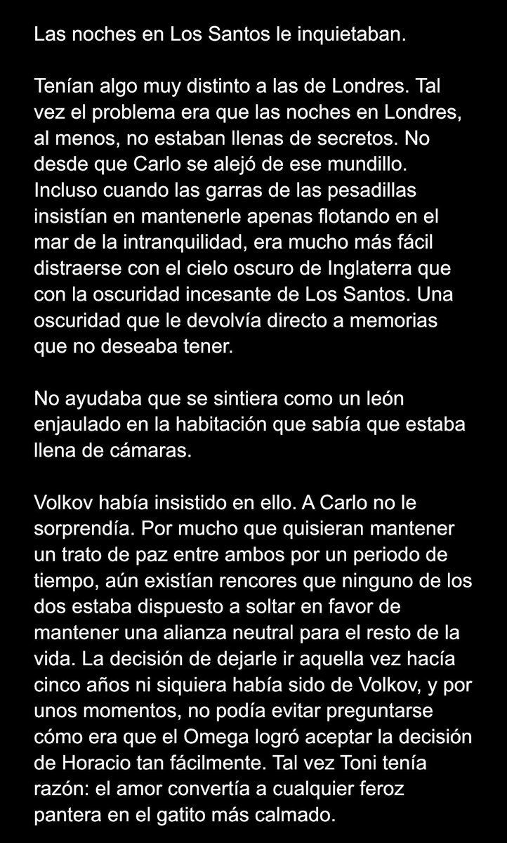 loquenuncaseve's tweet photo. Volkarlo Pt. 3 || 𝑳𝒂 𝒎𝒂𝒏𝒐 𝒒𝒖𝒆 𝒎𝒆𝒄𝒆 𝒍𝒂 𝒄𝒖𝒏𝒂 𝒈𝒐𝒃𝒊𝒆𝒓𝒏𝒂 𝒆𝒍 𝒎𝒖𝒏𝒅𝒐.

#volkarlo #viktorvolkov #carlogambino #horacioperez #omegaverse https://t.co/kSmKNIjuVn