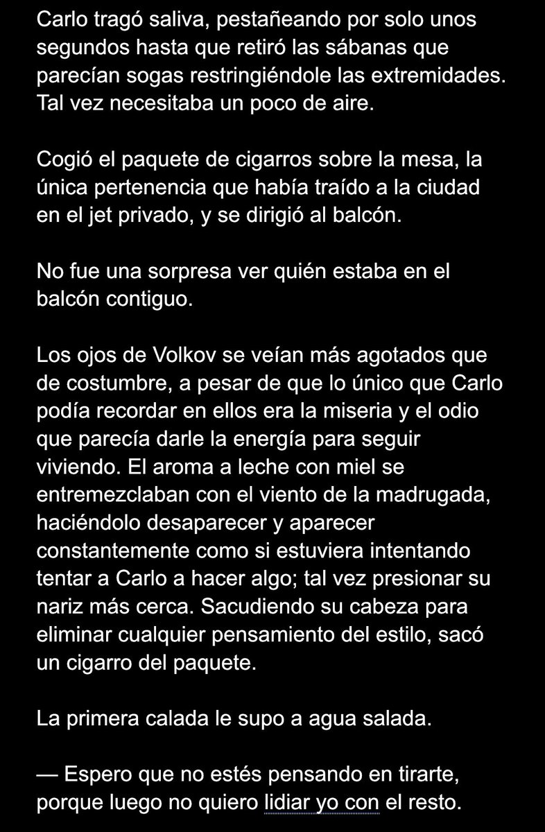 loquenuncaseve's tweet photo. Volkarlo Pt. 3 || 𝑳𝒂 𝒎𝒂𝒏𝒐 𝒒𝒖𝒆 𝒎𝒆𝒄𝒆 𝒍𝒂 𝒄𝒖𝒏𝒂 𝒈𝒐𝒃𝒊𝒆𝒓𝒏𝒂 𝒆𝒍 𝒎𝒖𝒏𝒅𝒐.

#volkarlo #viktorvolkov #carlogambino #horacioperez #omegaverse https://t.co/kSmKNIjuVn