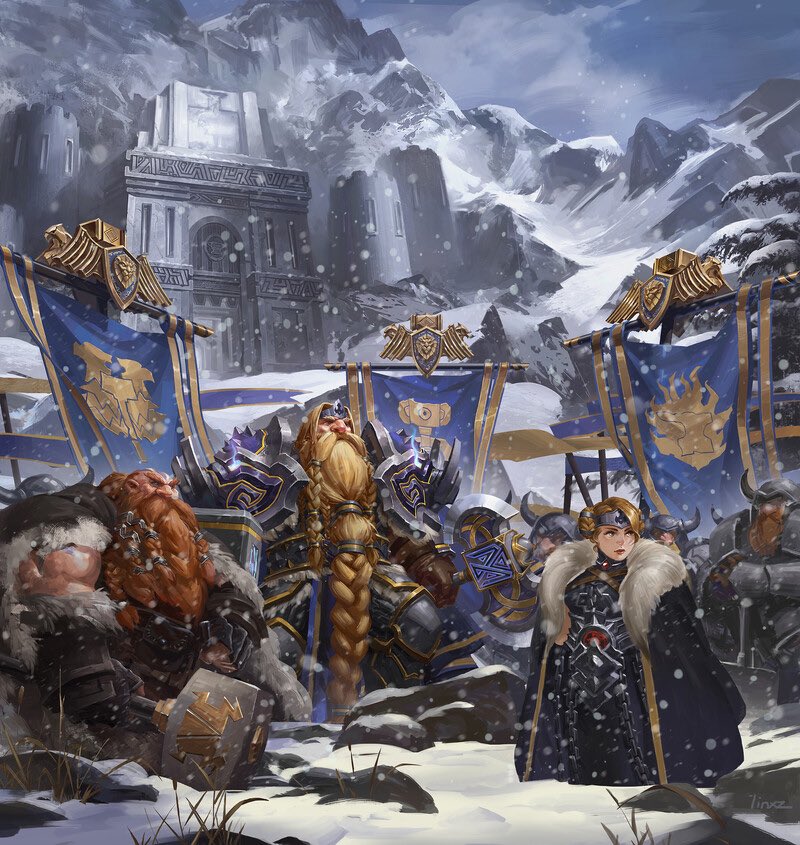 JagvarGames's tweet image. ‘Council of Three Hammers’ by Rui Zhang