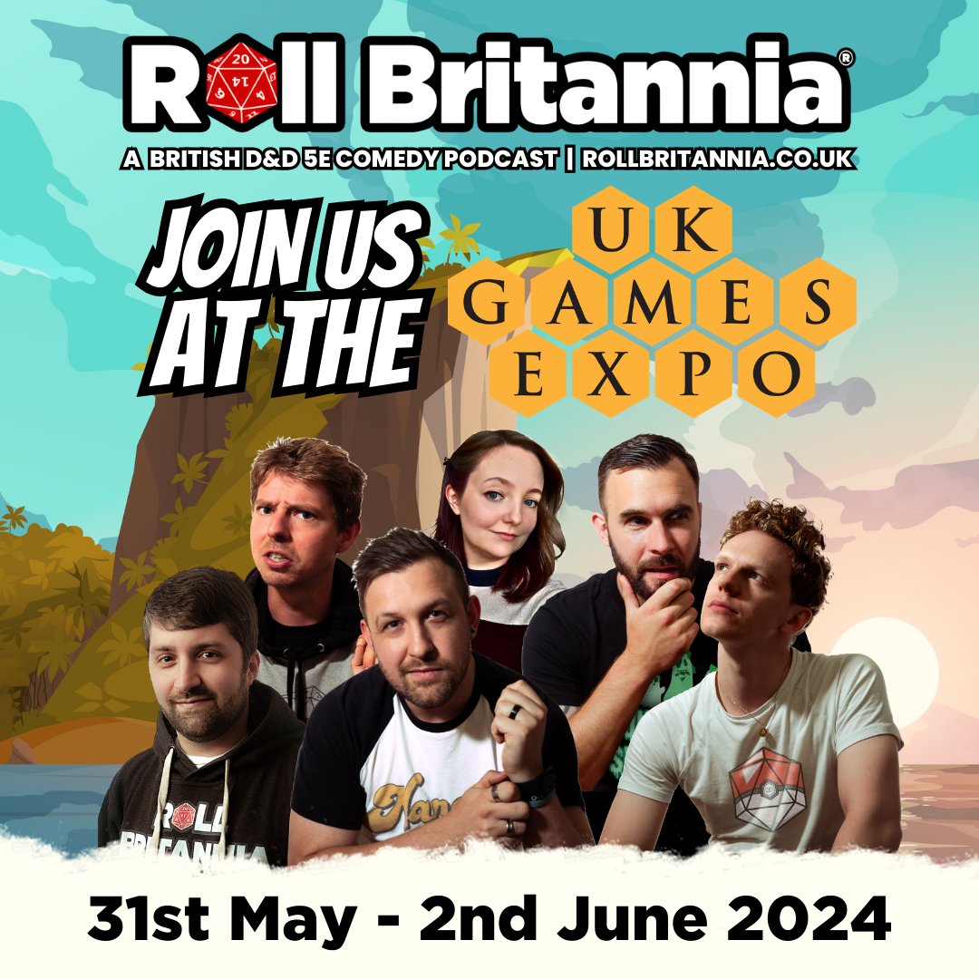 RollBritannia's tweet photo. ๐ The party's at Stand 2-1104! @RollBritannia is at @UKGamesExpo and we're inviting you to join in the fun. Come for D&D insights, stay for the laughs and good company! #PartyAt21104 #UKGE2024 #DnDFun https://t.co/bzlpHp4kkX