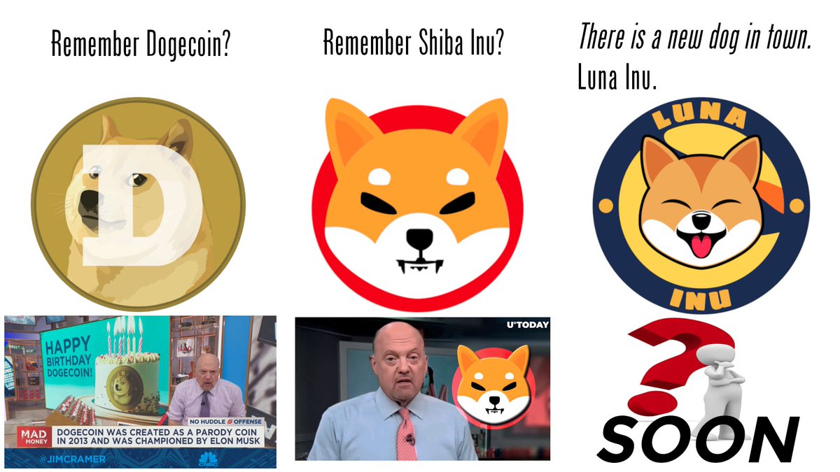 So picture this right: There was a bunch of guys who made millions because they purchased a coin with a dog mascot.
Now it's going to happen again and Jim Cramer will FUD it.
🌕🐕 $LINU 🌕🐕

$ETH $LUNC #TerraClassic #TFL #SHIBARMY $SHIB $FLOKI $DOGE #Bitcoin #BitcoinHalving2024