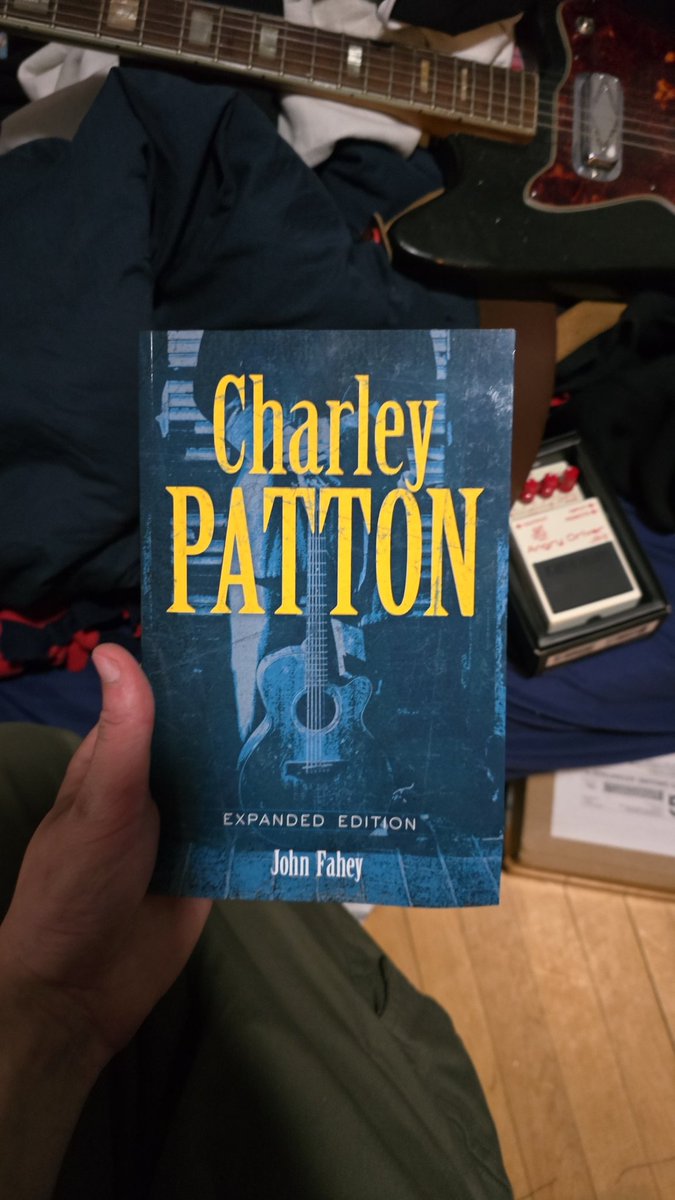 super excited for this. John Fahey's (the American Primitivist guitarist) master's thesis in ethnomusicology (folklore degree) studies about the father of delta blues. pre-delta/texas/piedmont split, Patton's the predates em all, and this is the source of most of the info abt him