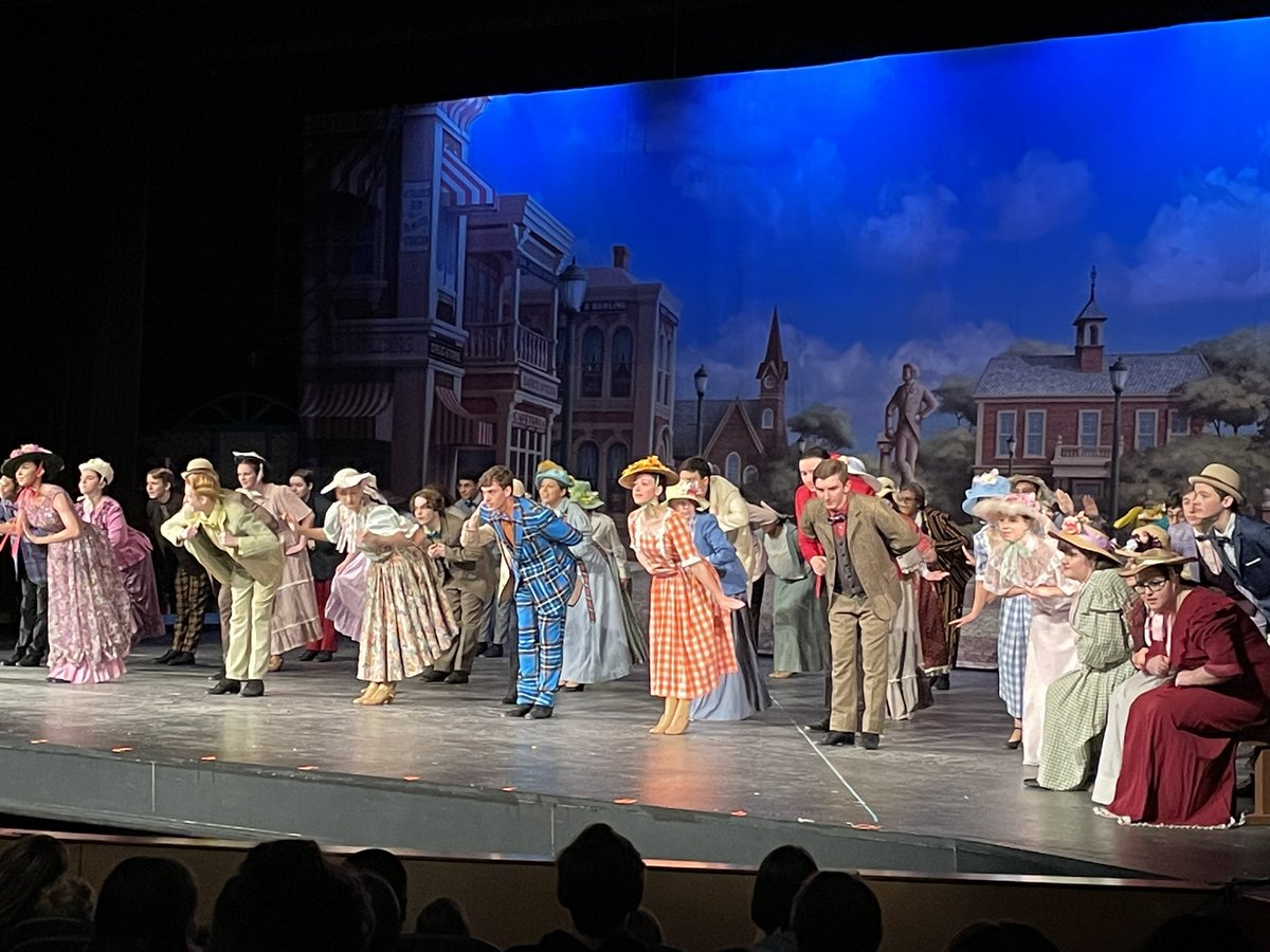 WHS_Westlake's tweet photo. Wow! Absolutely amazing performance of Hello, Dolly by @wlakedramaclub! Bravo to the cast, crew, orchestra pit members, Mrs. Butler, Mr. Warnke, Mrs. Patriok, and Mr. Forshey! So proud of these talented Demons! https://t.co/FHoBnmzCLi