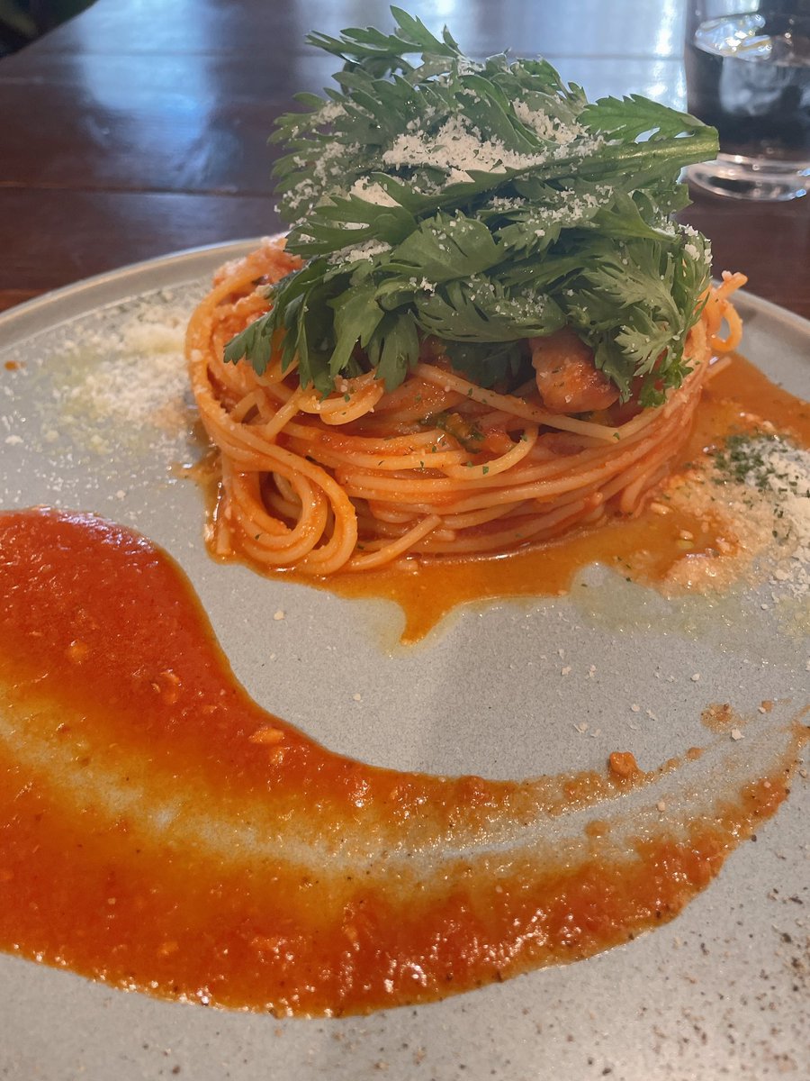 ちょっと早めのお昼ご飯！🍝

美味しかったです！
ただ、量が多い！！！😇😇😇