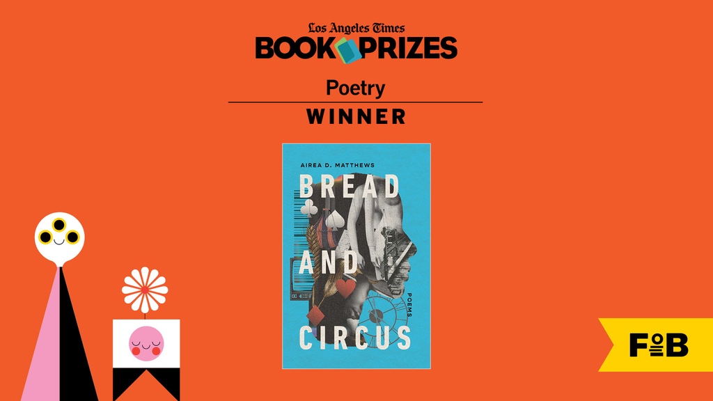 We’re so excited to present the Poetry Award to the wonderful @aireadee for her newest collection, Bread and Circus! Congratulations! #bookprizes #bookfest @scribnerbooks