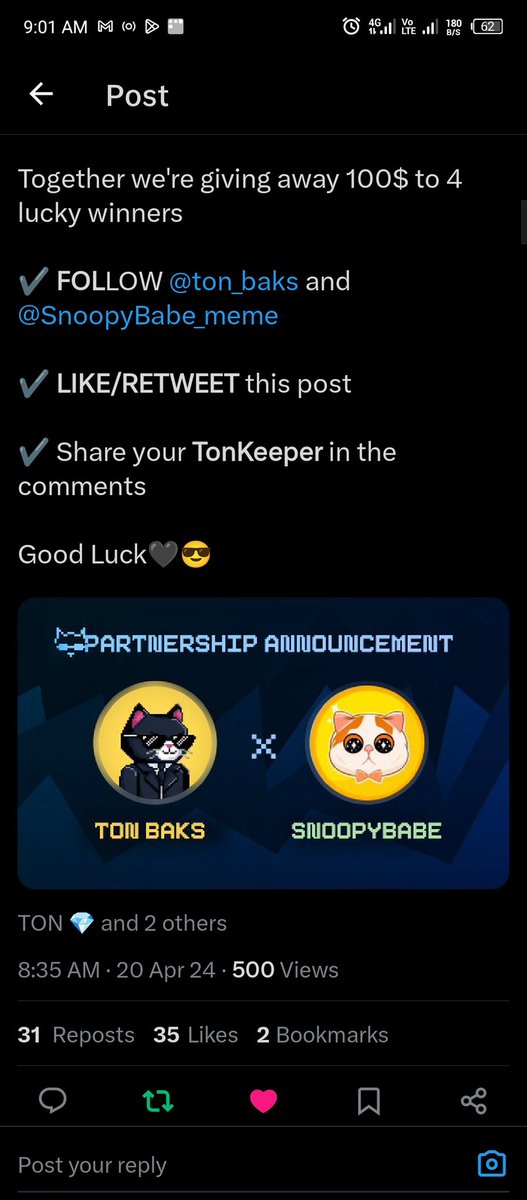 @ton_baks @SnoopyBabe_meme @ton_blockchain @token2049 Done following
amazing community 🔥
LFG SBABET

TXVhpET12WbWnqJQZ5w1zmyJ7WtFuMUGR3