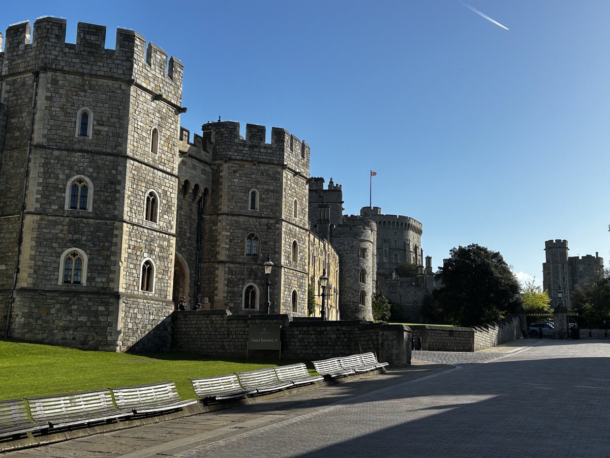 My last time at Windsor for @scouts National Day of Celebration and Achievement tomorrow. Glorious sunny day.