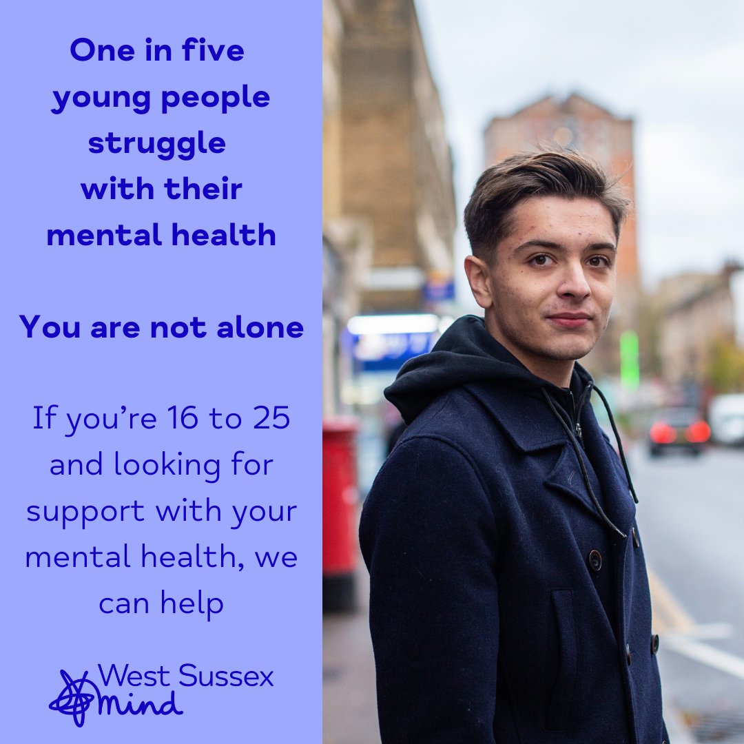 If you’re worried about your mental health, we have dedicated youth workers who can help. Please don't struggle alone. We offer free support for people aged 16-25.⁠
⁠
➡ Call Help Point on 0300 303 5652 or email helppoint@westsussexmind.org⁠
⁠
#teenmentalhealth⁠
#westsussex