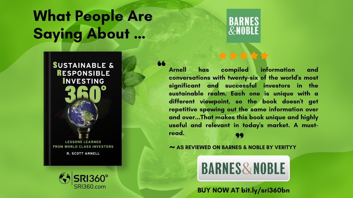 Buy your copy of 'Sustainable & Responsible Investing 360°: Lessons Learned From World Class Investors' here: bit.ly/sri360bn

#sustainableinvestment #responsibleinvesting #impactinvesting
