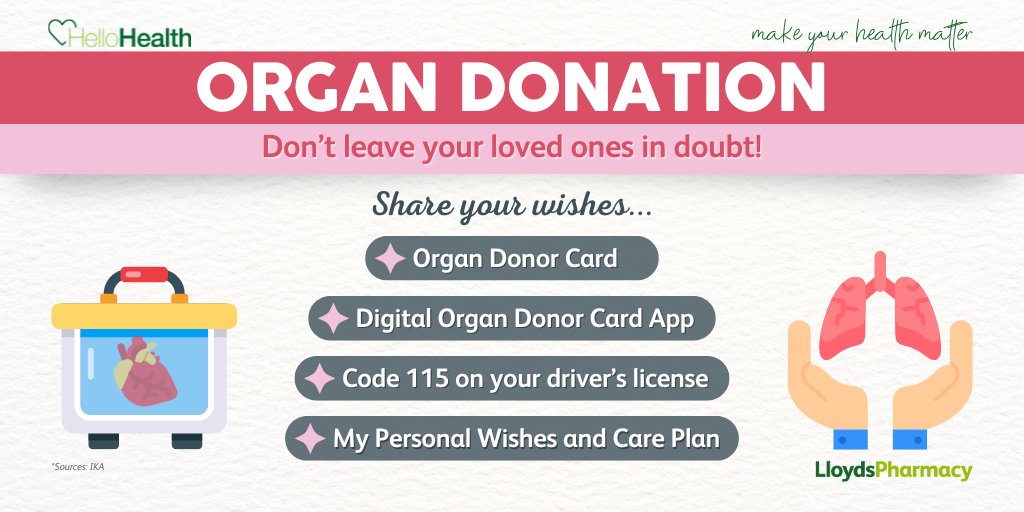 Today - April 27th is Annual Organ Donor Awareness Week, organised by @irishkidneyas In Ireland, there are between 550 - 600 people active on waiting lists for organ transplants including heart, lung, liver, kidney, and pancreas 😥 They are all waiting on the 'Gift of Life' 🙏
