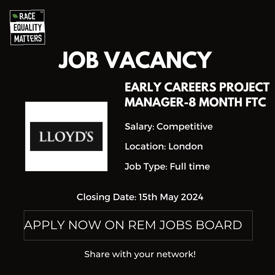 ❗️ Job Vacancies on #REMJobsBoard ❗ Check out our vacancies on our jobs board. raceequalitymatters.com/jobs/ Featuring roles from Mencap, Carers Trust, Jordans Dorset Ryvita and Lloyd's. Please share with your networks and communities. #jobvacancy