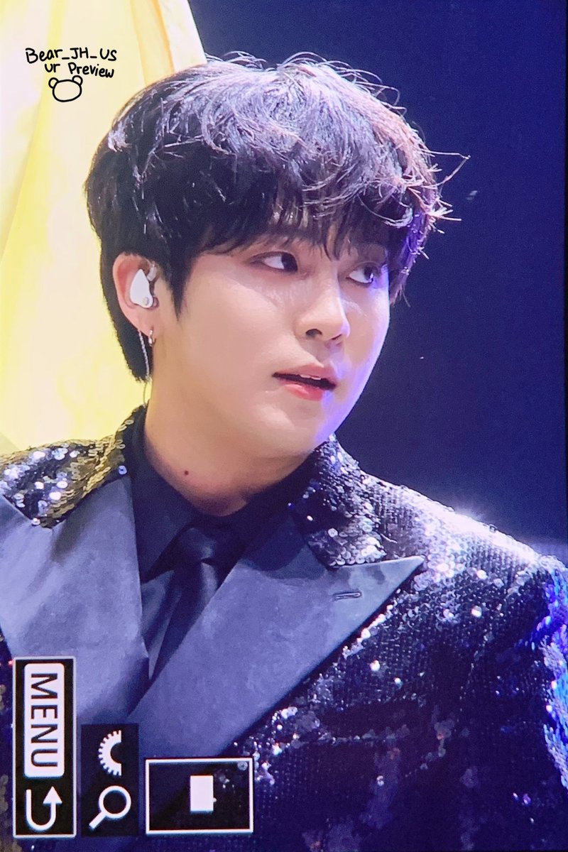 the curls the earrings the sparkly suit oh jongho