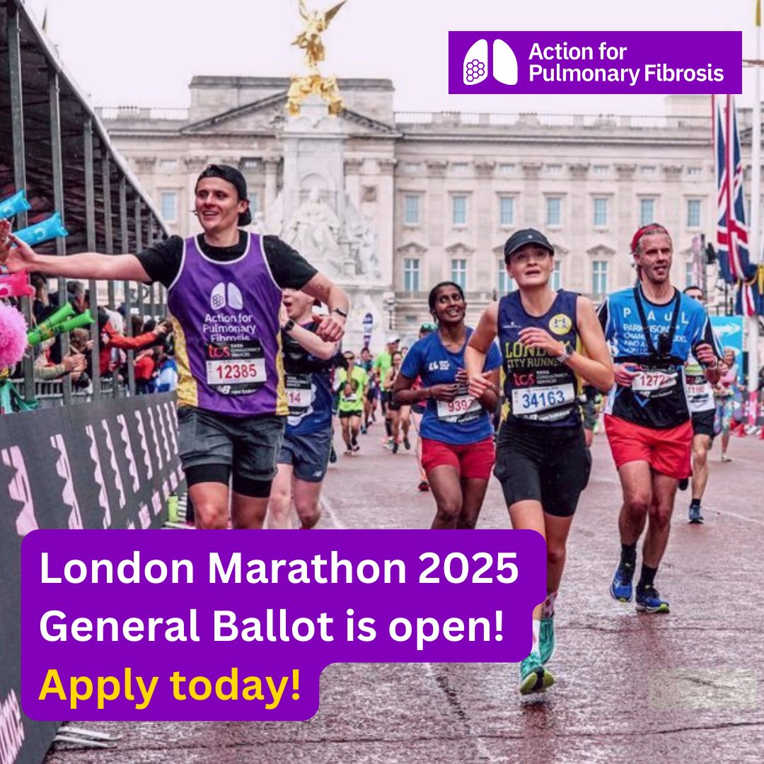 If you would like to run for APF in the London Marathon 2025, register your details today – the General Ballot is now open for a limited time! The ballot closes on Friday 26 April, so apply early to secure your place 🏃‍♂️Apply here: bit.ly/3QcOm4S