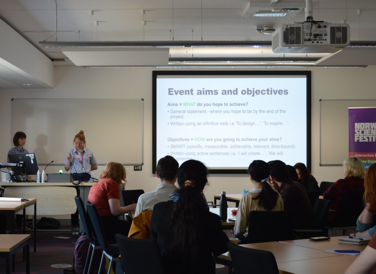 The @SciCommsEast Conference 2024 kicks off this morning, at the @uniofeastanglia Enterprise Centre! 📣 Thanks so much to all the speakers, attendees and organisers. Who knows, perhaps you'll see some of our attendees at next year's Festival? 👀🔬 #SciCommsEast #SciComm