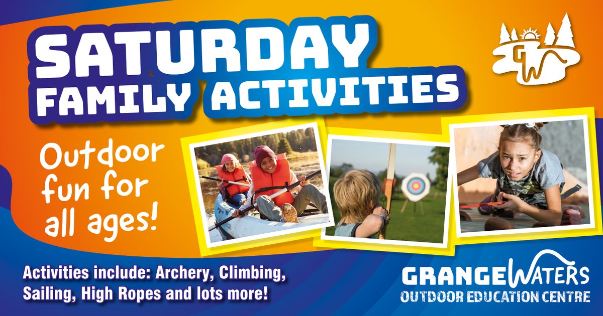 📣 Enjoy some outdoor fun for all ages, every Saturday at Grangewaters! Activities include: • Sailing ⛵ • Climbing 🧗 • Bush craft 🌿 ➡️ To book a session email: grangewaters@thurrock.gov.uk or call: 01708 855 228