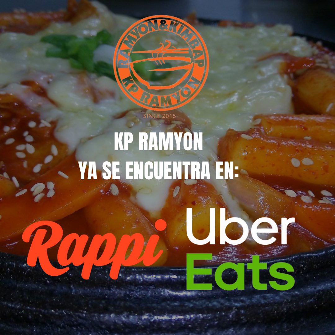 Importante anuncio, KP Ramyon se encuentra de nuevo en las plataformas de #Rappi y #ubereats. 

#comidacoreana #kpop #promosionesincreibles