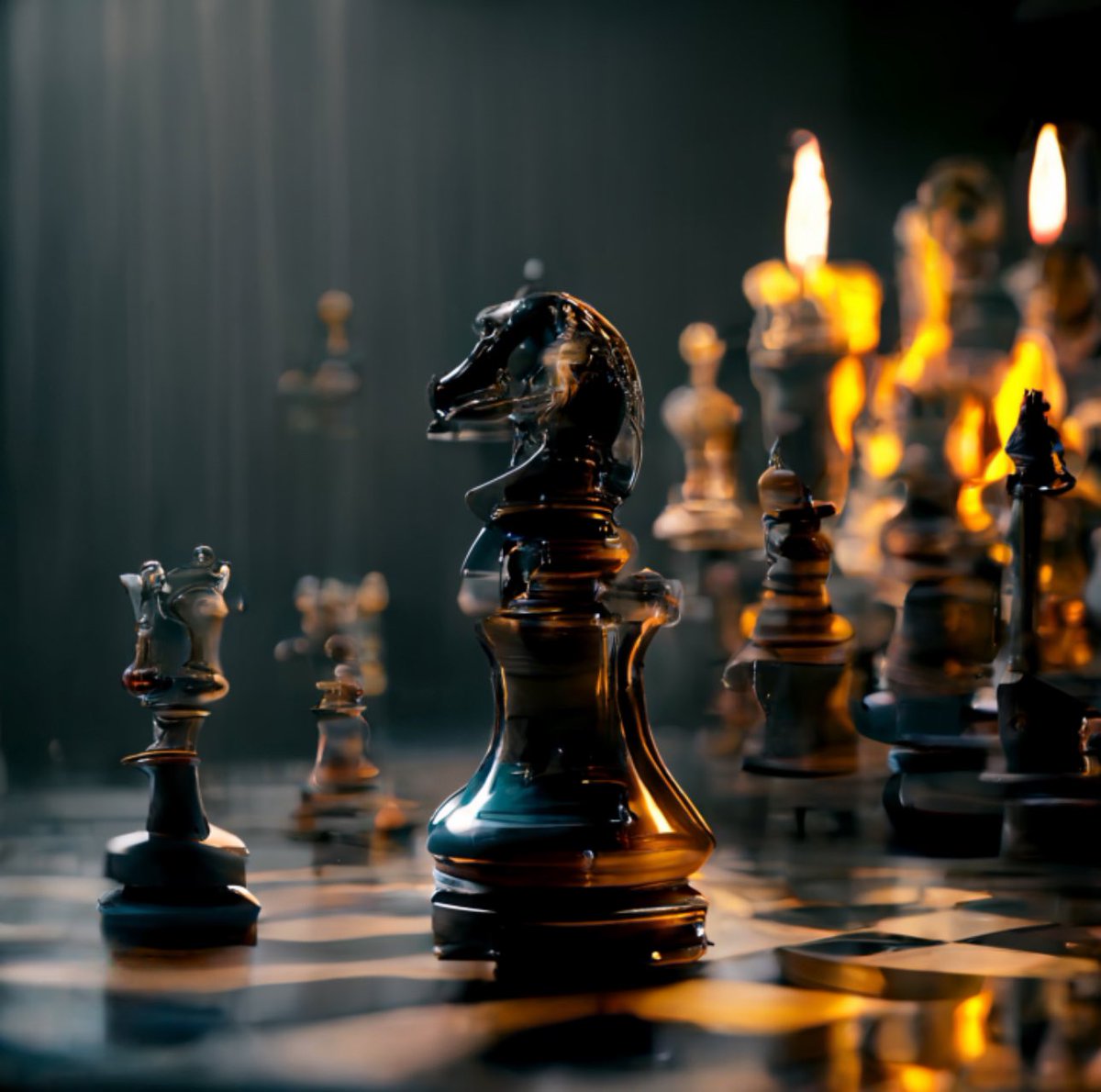 In a game of chess, u don't speak. You just act. The only time that u ever speak when playing chess is to say checkmate. Life is like chess. Don't broadcast ur intentions. Act quietly. Keep achieving. Your achievements are your checkmate. Chet Gutierrez