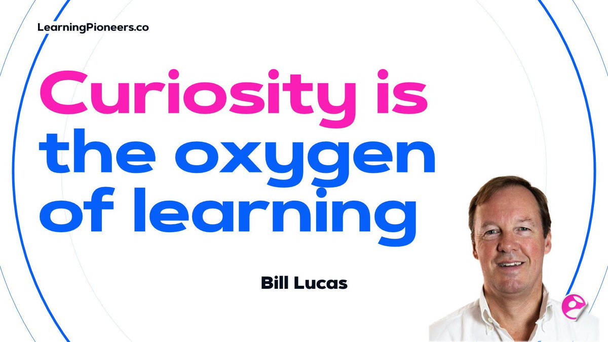 'Curiosity is the oxygen of learning' Bill Lucas. Yet, if we're not careful, we can unwittingly squeeze all opportunities to cultivate curiosity and build on this natural fuel for learning. Check out this blogpost, exploring cultivating curiosity ... buff.ly/4aCEd9C