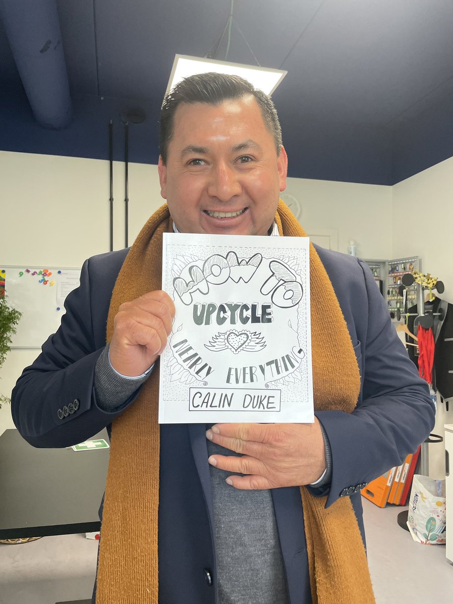 Seeing my friends succeed and bringing their ideas to fruition is one of the greatest pleasures I have in my life. Look at what I have in my hands Calin Duke <a href="/alterecofashion/">Alter Eco</a> ! #upcycling #books