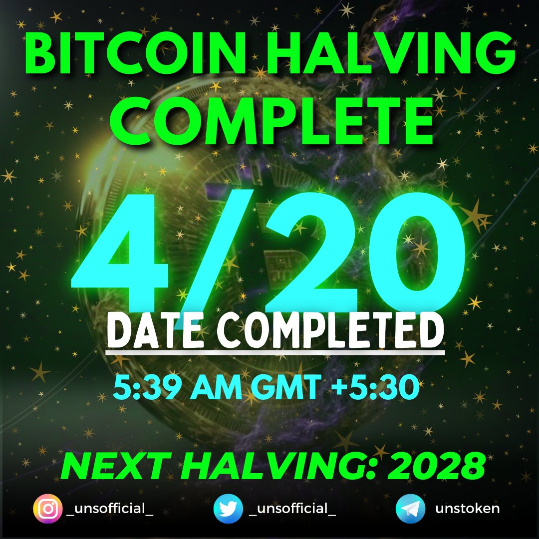 _unsofficial_'s tweet photo. UNS ✅ Celebrating Bitcoin Halving https://t.co/hAI0ByGaKe