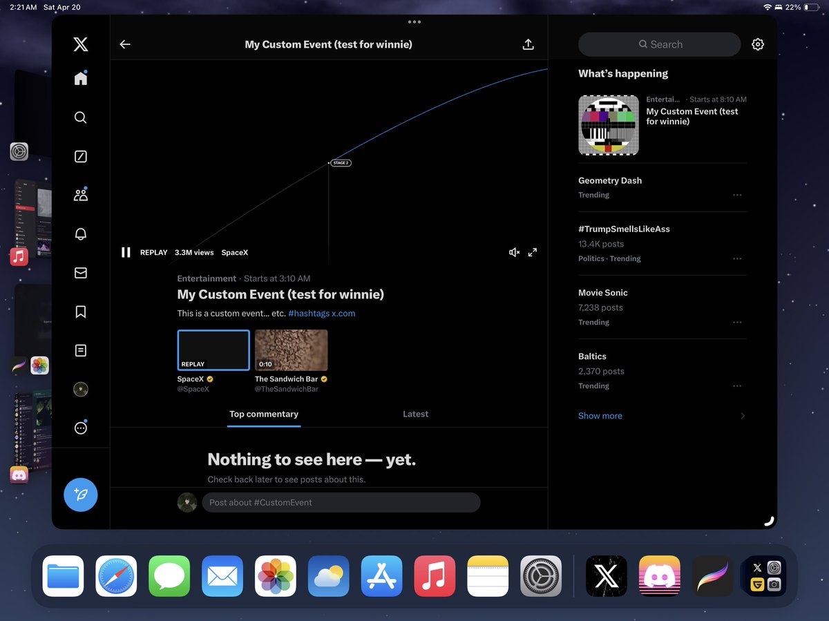 Korfi8267's tweet image. What the fuck is this #CustomEvent