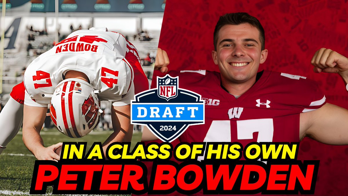 @PBowdenSnaps proved to be a technician & a perfectionist who could be relied on during his CFB Career. His greatness & work ethic has led him to becoming THE BEST Long Snapper for the #NFLDraft2024 LINK: youtube.com/watch?v=1nUvCH… #Wisconsin @BadgerFootball @UWBadgers