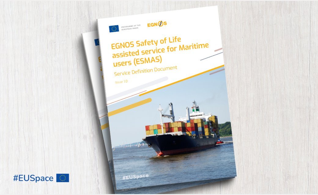 #DYK that the #EGNOS service portfolio was recently extended with a 🆕 service for maritime users❓ #ESMAS ensures the integrity of #GNSS signals at sea and provides vessels 🚢 with more accurate positioning and navigation information More at 👇 euspa.europa.eu/newsroom/news/…