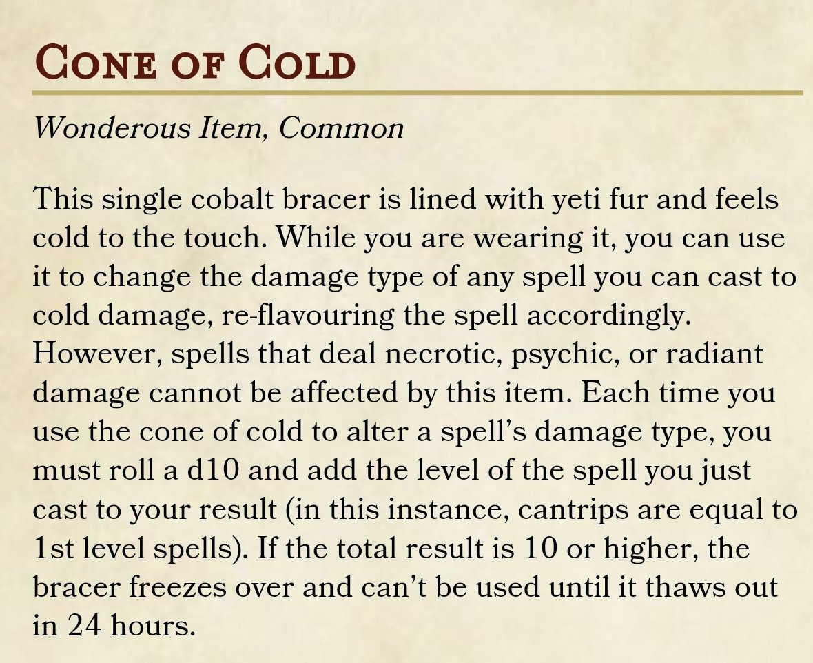 We're currently making a book featuring 101 quirky common magical items. With a big emphasis on the quirky.

Feel free to steal these weird items.

#dnd #dnd5e #onednd #DungeonsAndDragons #magic