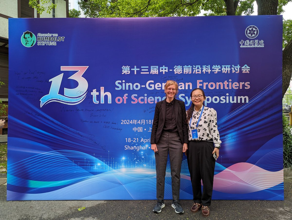 Myriam Lipprandt (@myriamlipprandt) on Twitter photo 13th Sino-German frontiers of science Symposium. So great to be here and have this interdiziplinary exchange #sinogfos thank you <a href="/AvHStiftung/">Humboldt-Stiftung</a> #shanghai 13th Sino-German frontiers of science Symposium. So great to be here and have this interdiziplinary exchange #sinogfos thank you <a href="/AvHStiftung/">Humboldt-Stiftung</a> #shanghai