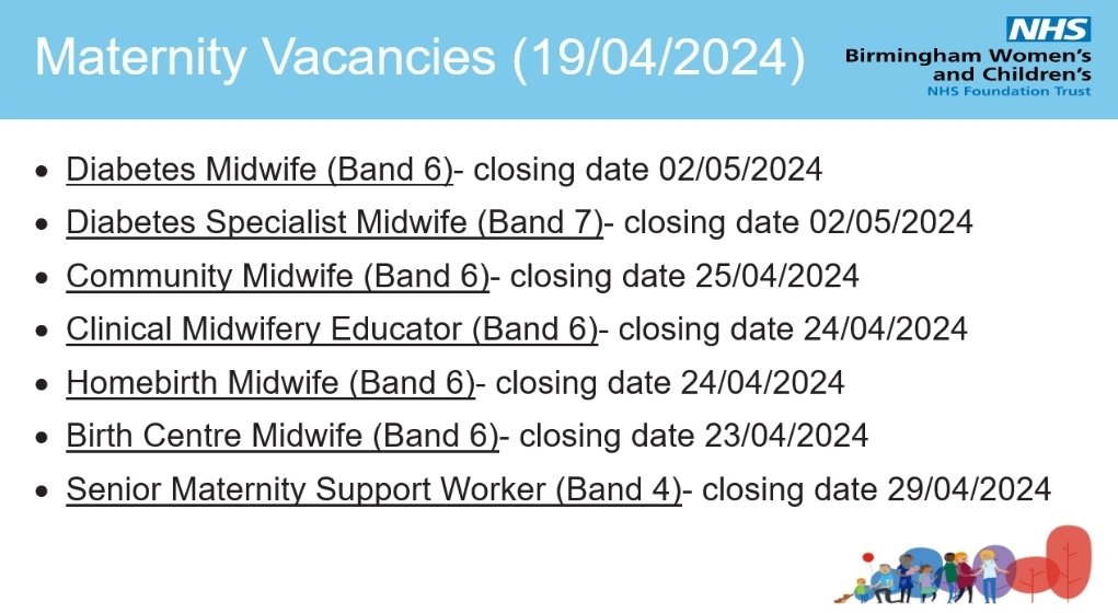 We have some exciting opportunities to come and join our expanding BW family. All advertised on Trac jobs. Feel free to get in touch for more information or to come and meet us💜 @mwrachelcarter @BWH_NHS @samueltodd16 @Kookie31