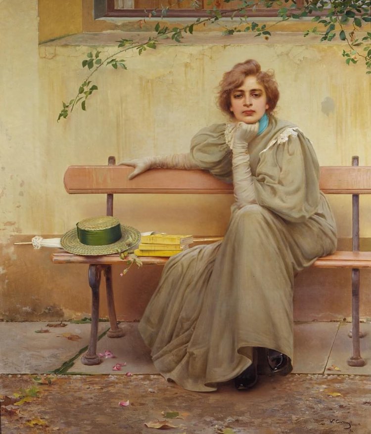 loxaruzi's tweet photo. Vittorio Matteo Corcos - Rêves, 1886.
Modèle: Elena Vecchi, fille d'un ami de Corcos.
#peinture #corcos https://t.co/Nz7KijphKp