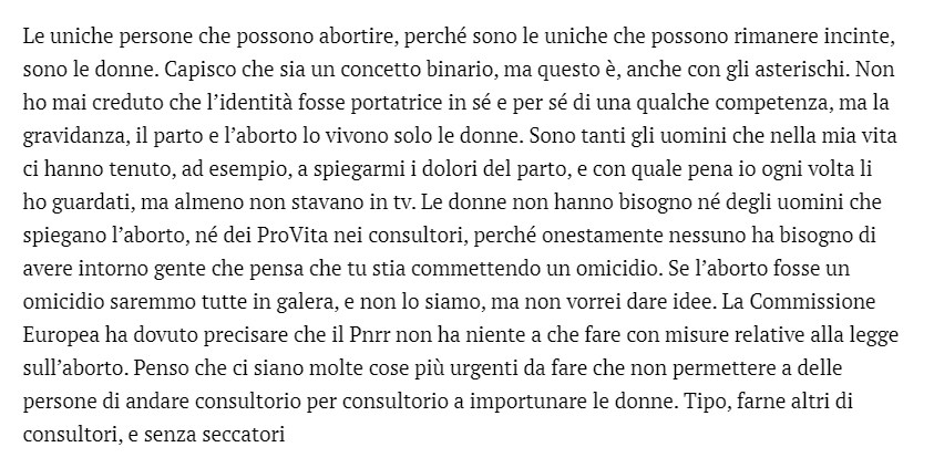 Se nel salotto di Vespa entrano solo uomini. da un articolo di @AssiaVonNeumann - La Stampa #aborto #consultori #portaaporta #legge194