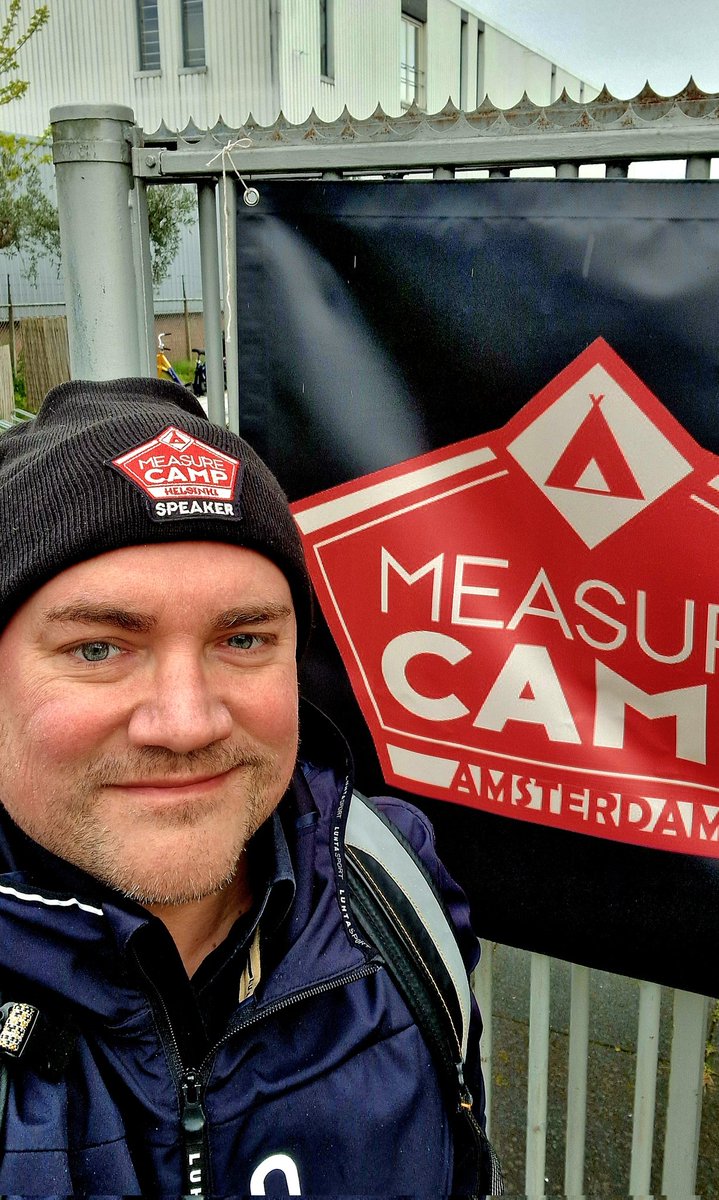 Ready for #measurecampnl which is my 5th in Amsterdam. Another nice #measure day coming up. Cheers mates! 😃