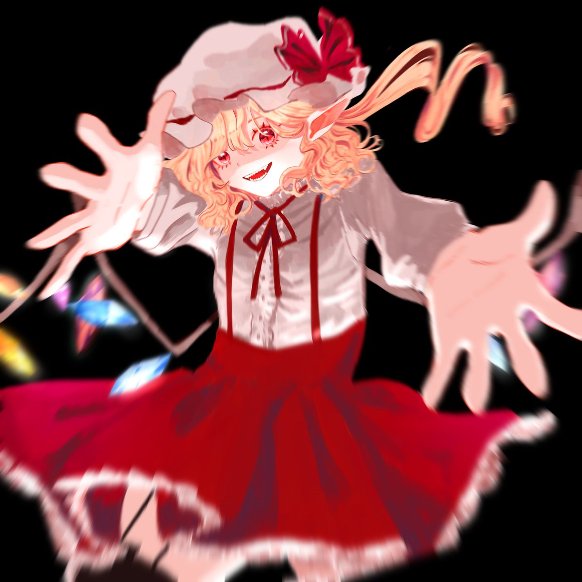 _chi0708's tweet photo. #東方  #東方Project  #フランドール・スカーレット  #フランドール  #フラン  #イラスト https://t.co/QSmkpaZ4px