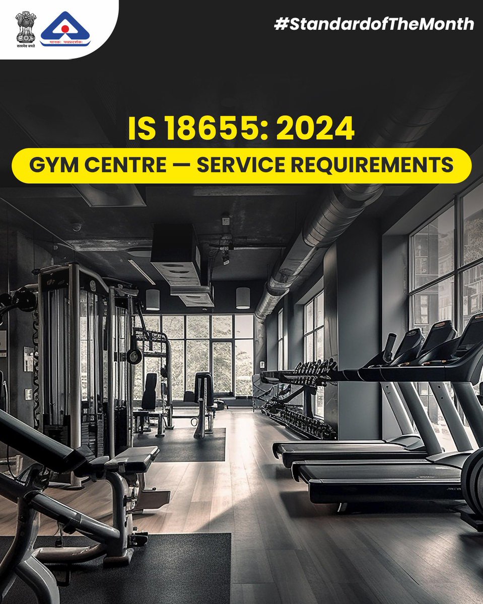 Gyms play a crucial role in promoting physical activity. This standard outlines the minimum requirements for #gym services, encompassing operational and the competence of #gymtrainers, member privacy, #safetymeasures, and #emergency action plans. #StandardofTheMonth